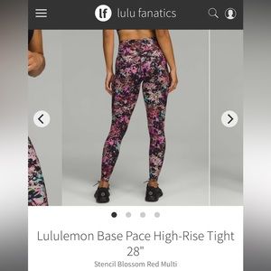 Lululemon Base Pace 28 inch Legging